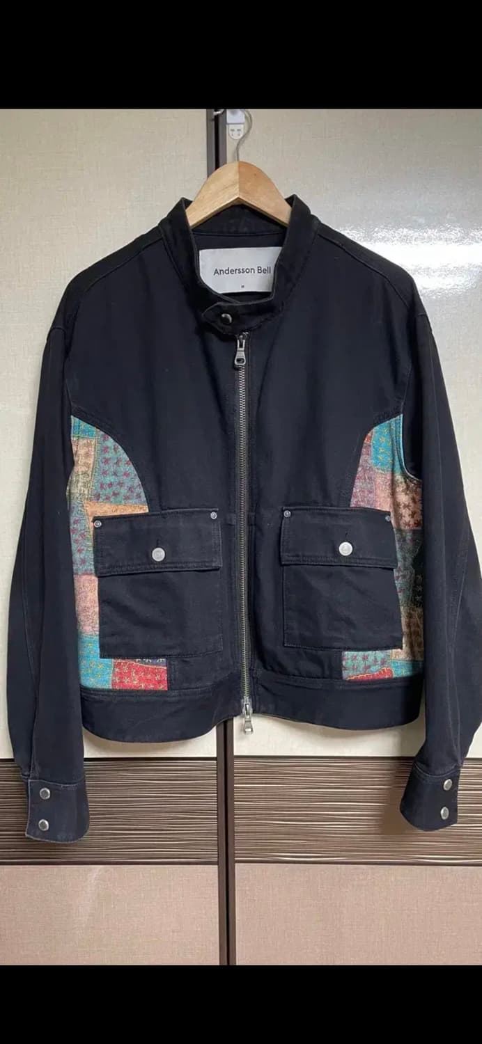 [M]앤더슨벨 바이커 데님 자켓 상품이미지1