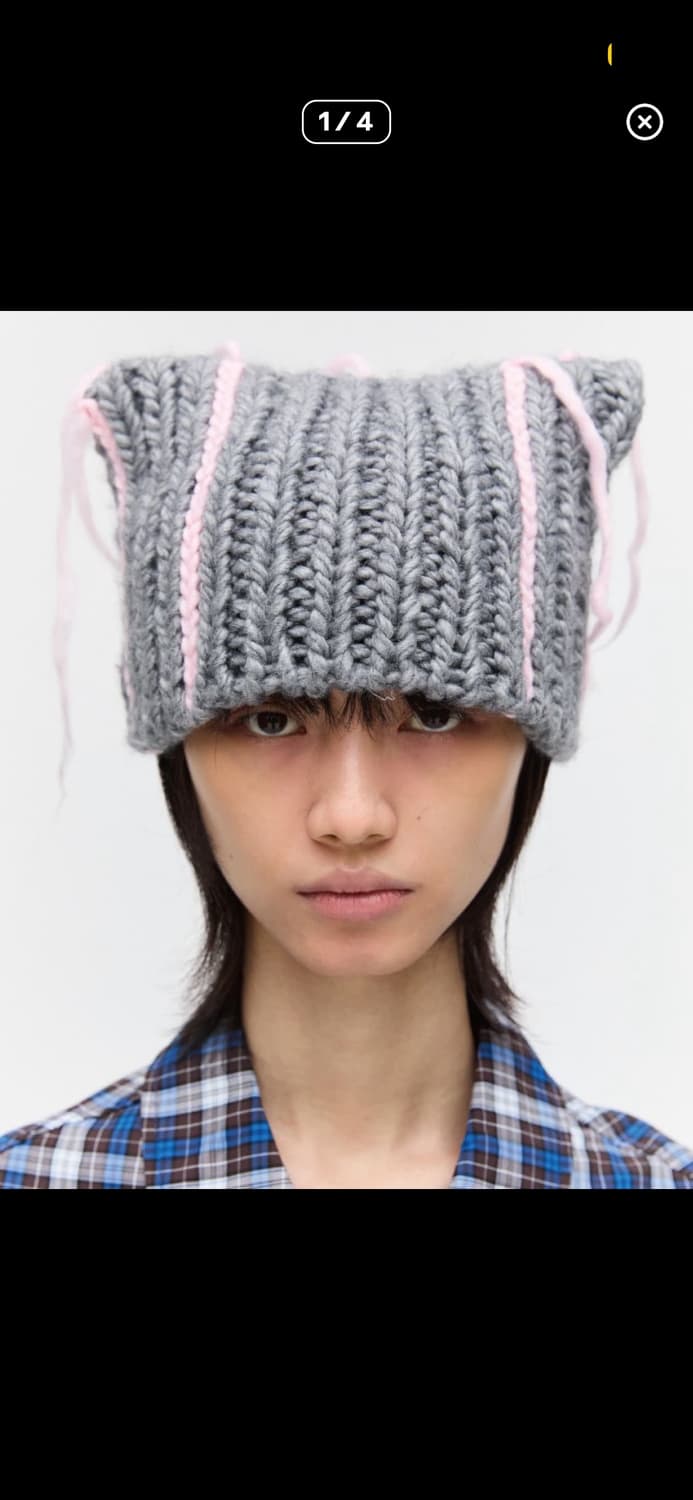 플리즈프로젝트 캣 비니 상품이미지1