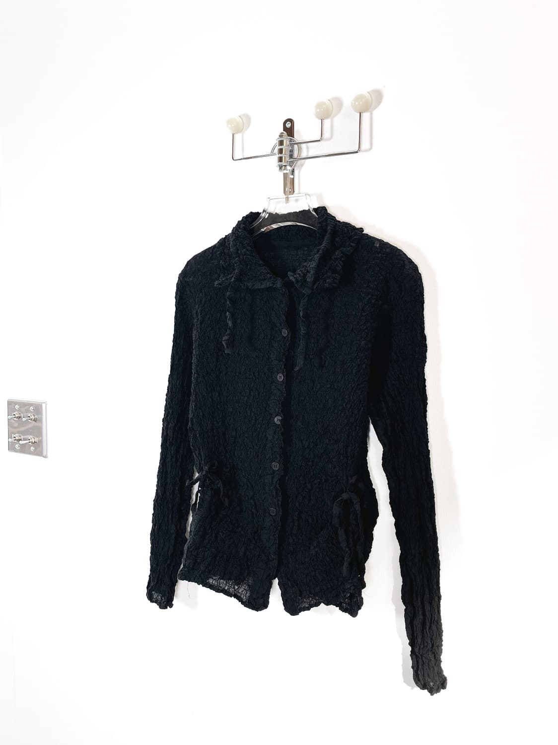 me 이세이 미야케 플리츠 셔링 블라우스 상품이미지7