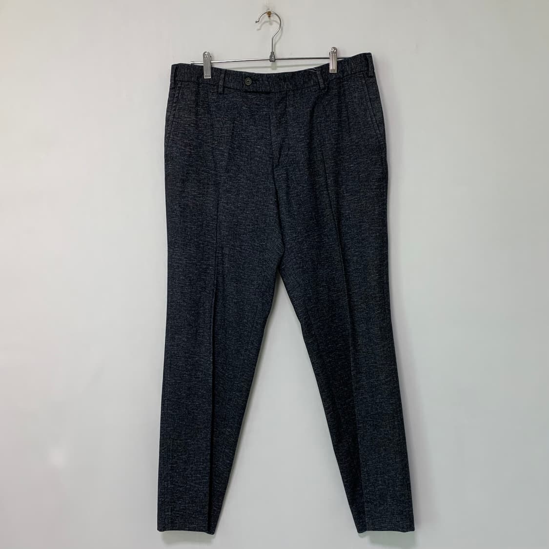 타임 옴므 빈티지 남성 바지 슬랙스 팬츠 네이비 34인치 상품이미지1