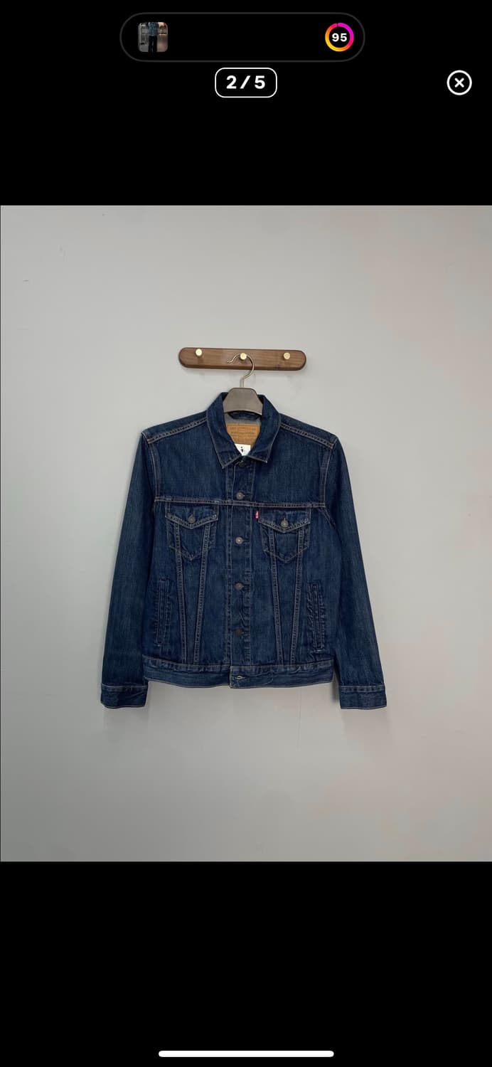 리바이스 프리미엄 라인 진청 데님자켓 A3592 상품이미지2