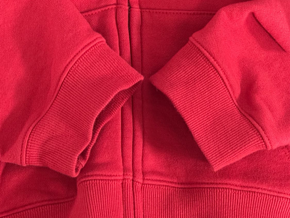 웹하우스 스컬 스타 엔젤 후드집업 레드 상품이미지3