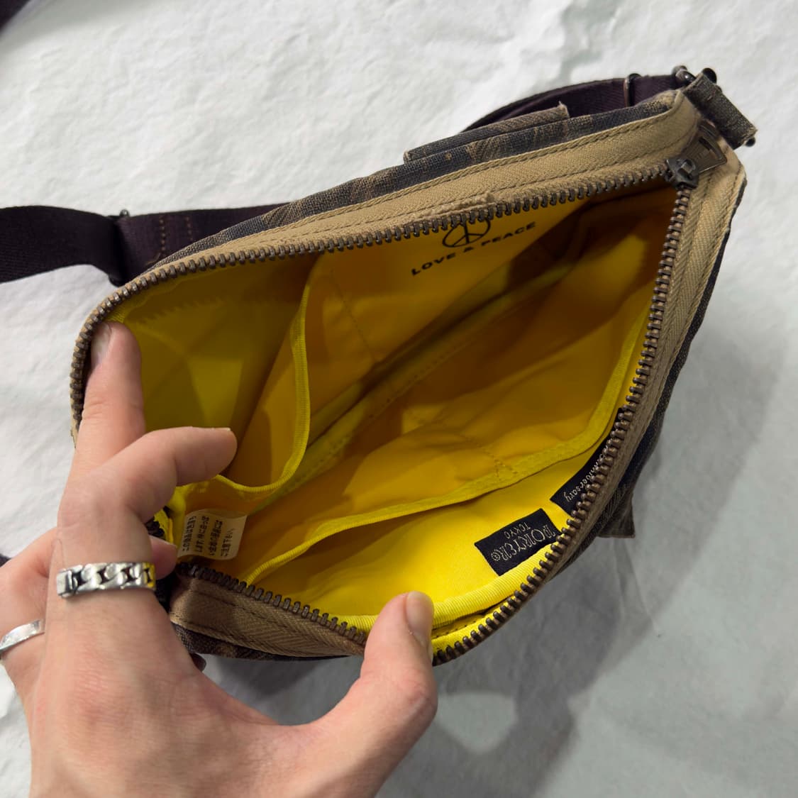 요시다 포터 70주년 그린아이 타이거 카모 숄더백 상품이미지3