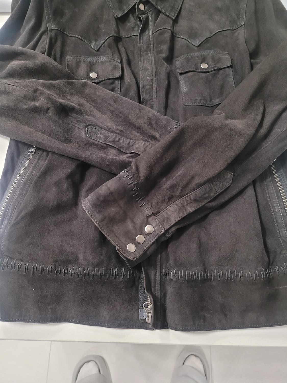 105 이태리 리얼 스웨이드 자켓  상품이미지4