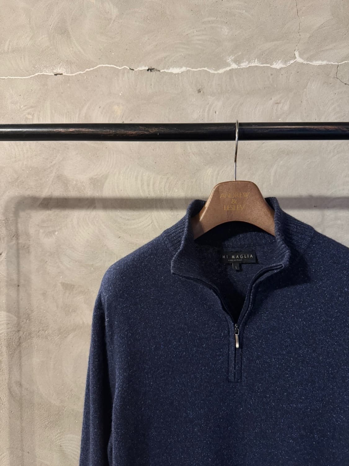 MI MAGLIA  짚업 니트 100 상품이미지2