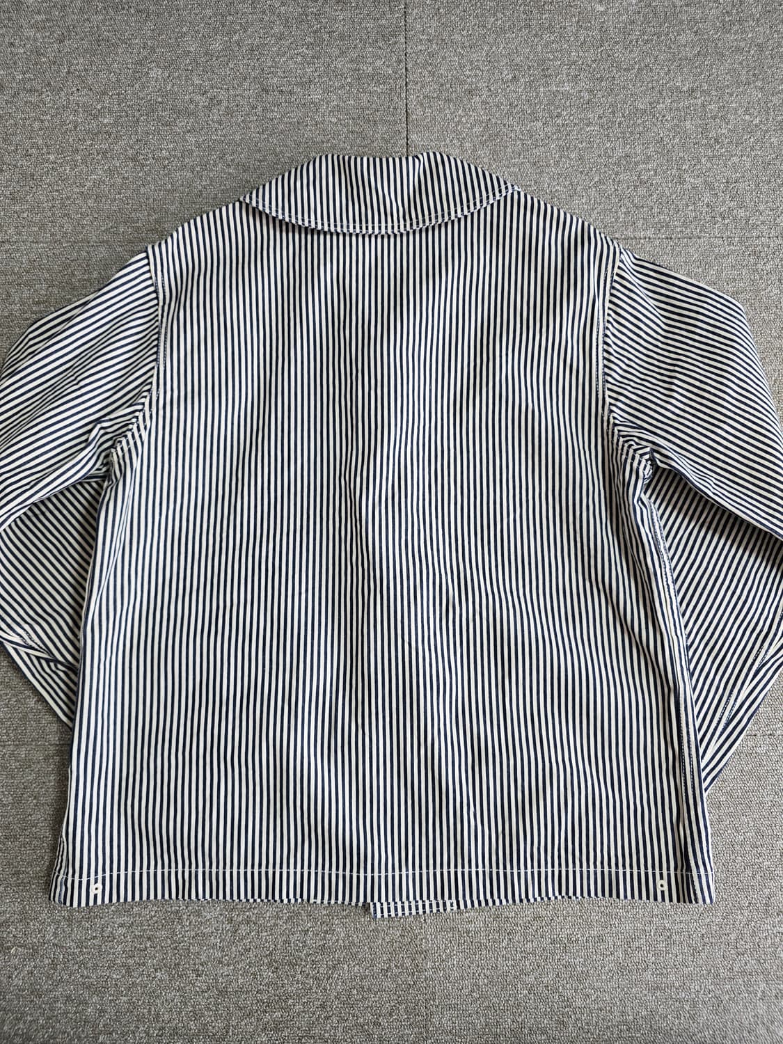 타임원클로딩  엣라코 히코리 세일러 커버올 자켓44 엣라스트 부처프로덕츠 상품이미지5