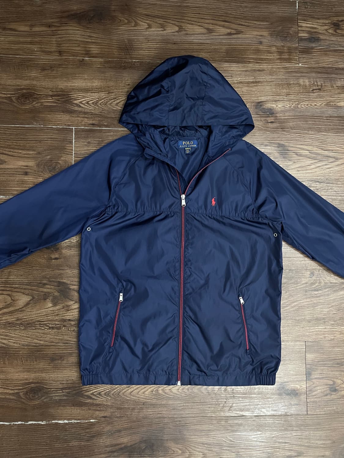 폴로 랄프로렌 폴리쉘 바람막이 자켓 네이비 상품이미지1
