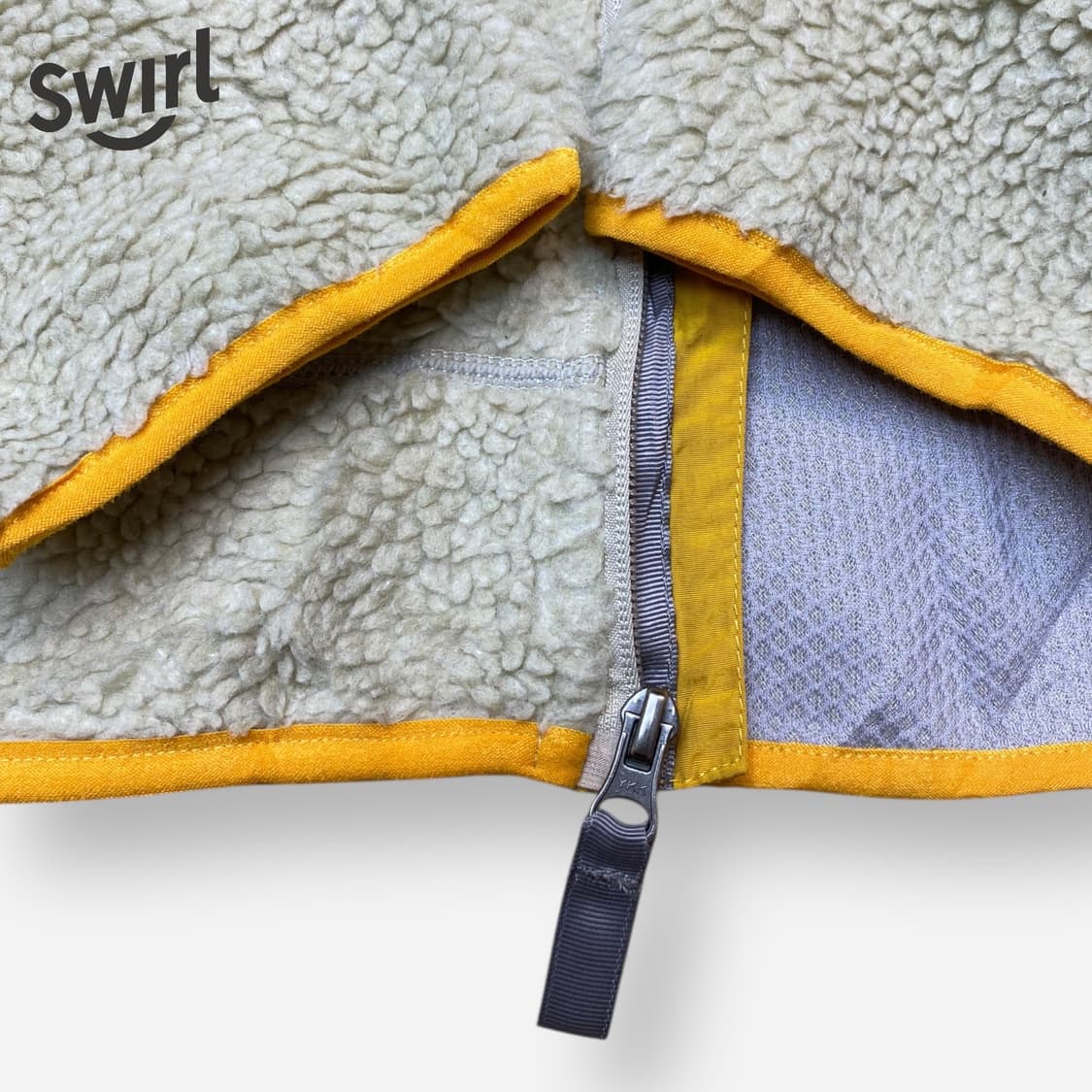 🌊Patagonia Retro-X  oatmeal & yellow 상품이미지5