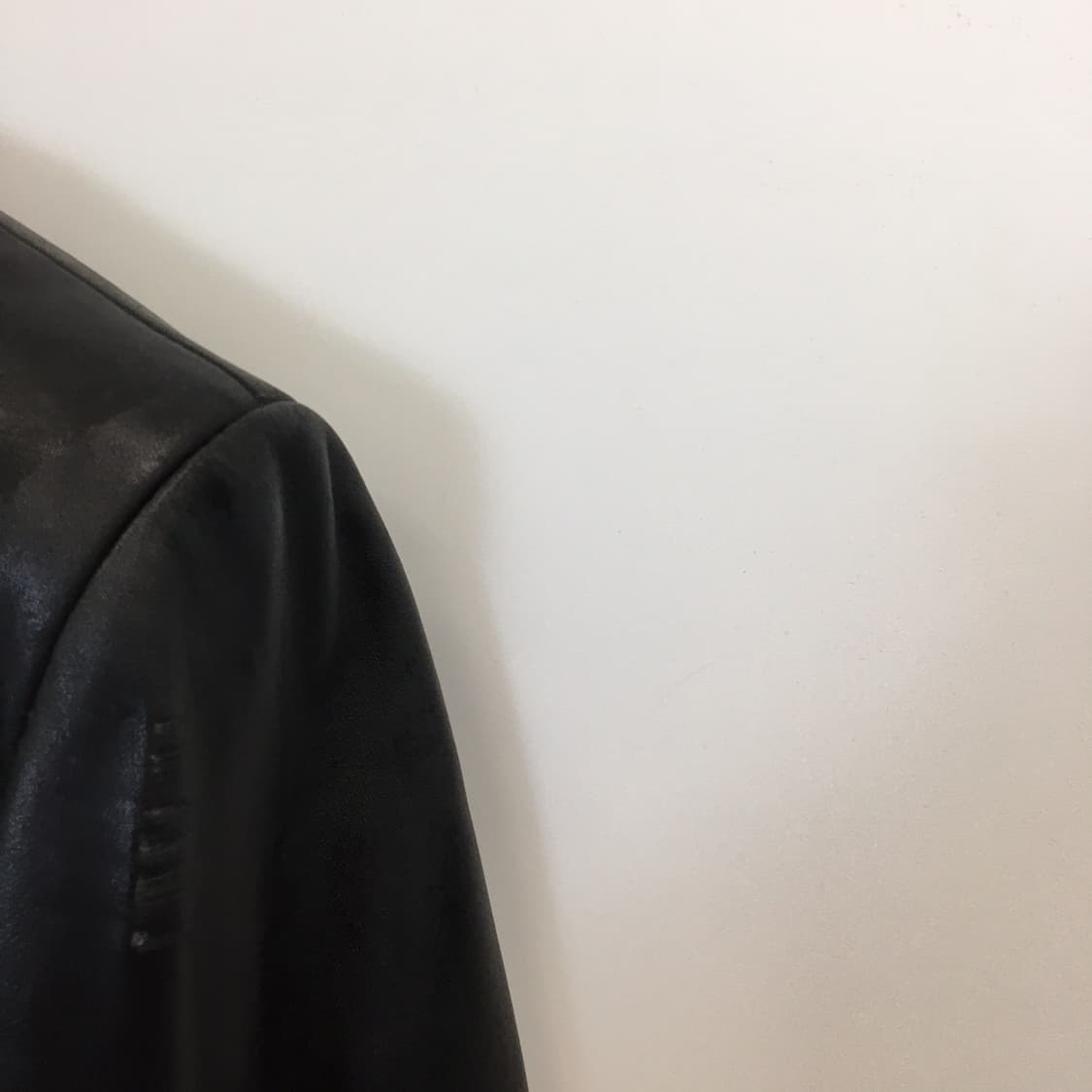 BON 양가죽 100% 콤비자켓 95 사이즈  상품이미지5