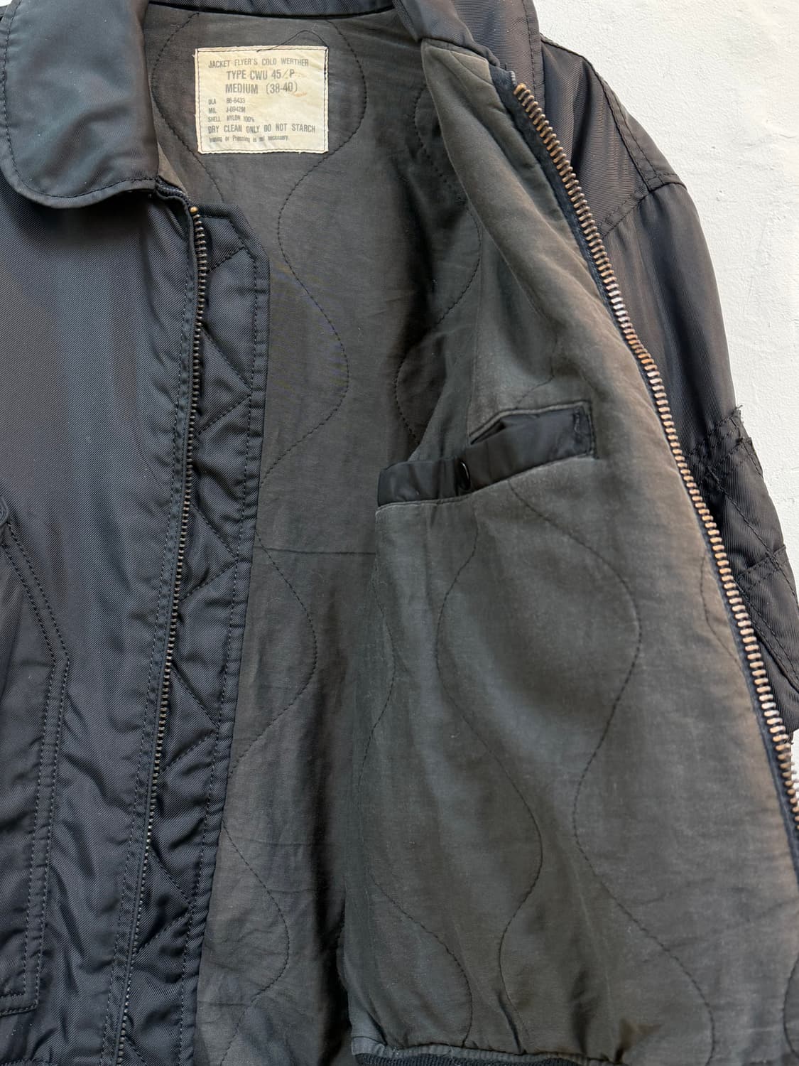 Military CWU45P 미군 플라이트 자켓 M 상품이미지8