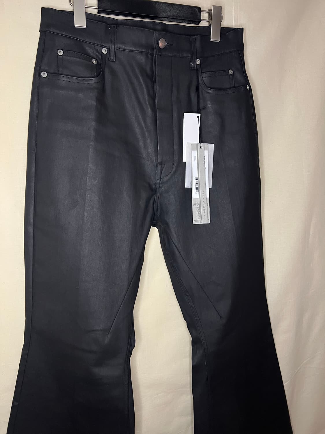 릭오웬스 24FW 포터빌 볼란 부츠컷 코티드 데님 상품이미지5