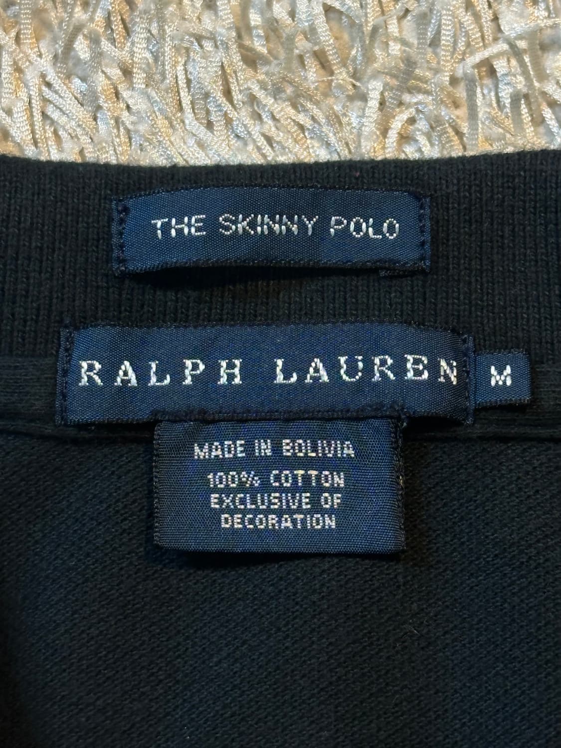 폴로 랄프로렌 빅포니 로고 바이올렛 PK 긴팔 카라티 블랙 상품이미지4