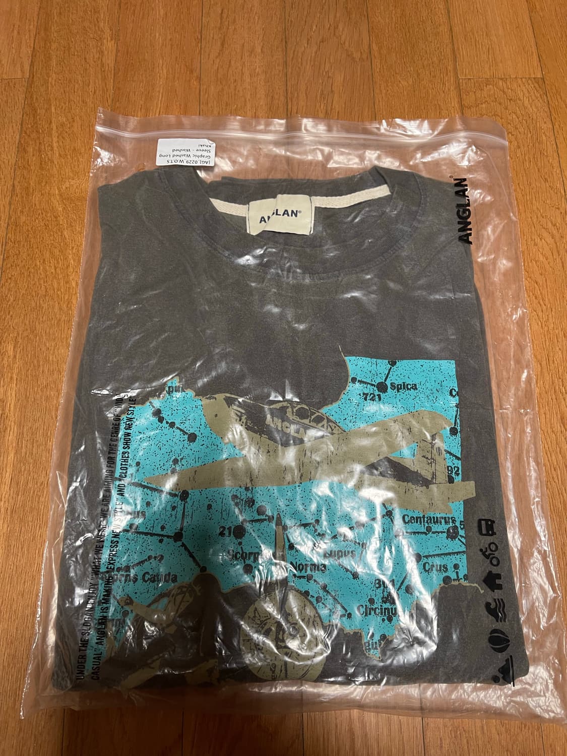 앵글런 Anglan Graphic Washed Long Sleeve 상품이미지3