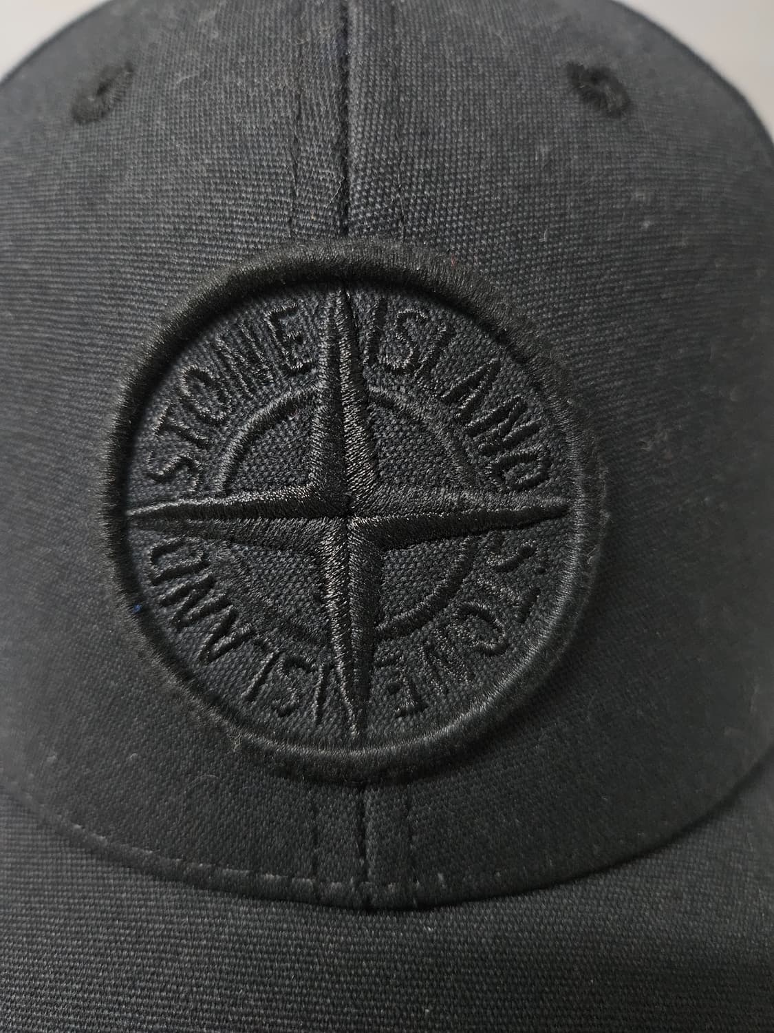 스톤 아일랜드(Stone Island)와펜 로고 볼캡  블랙 상품이미지6
