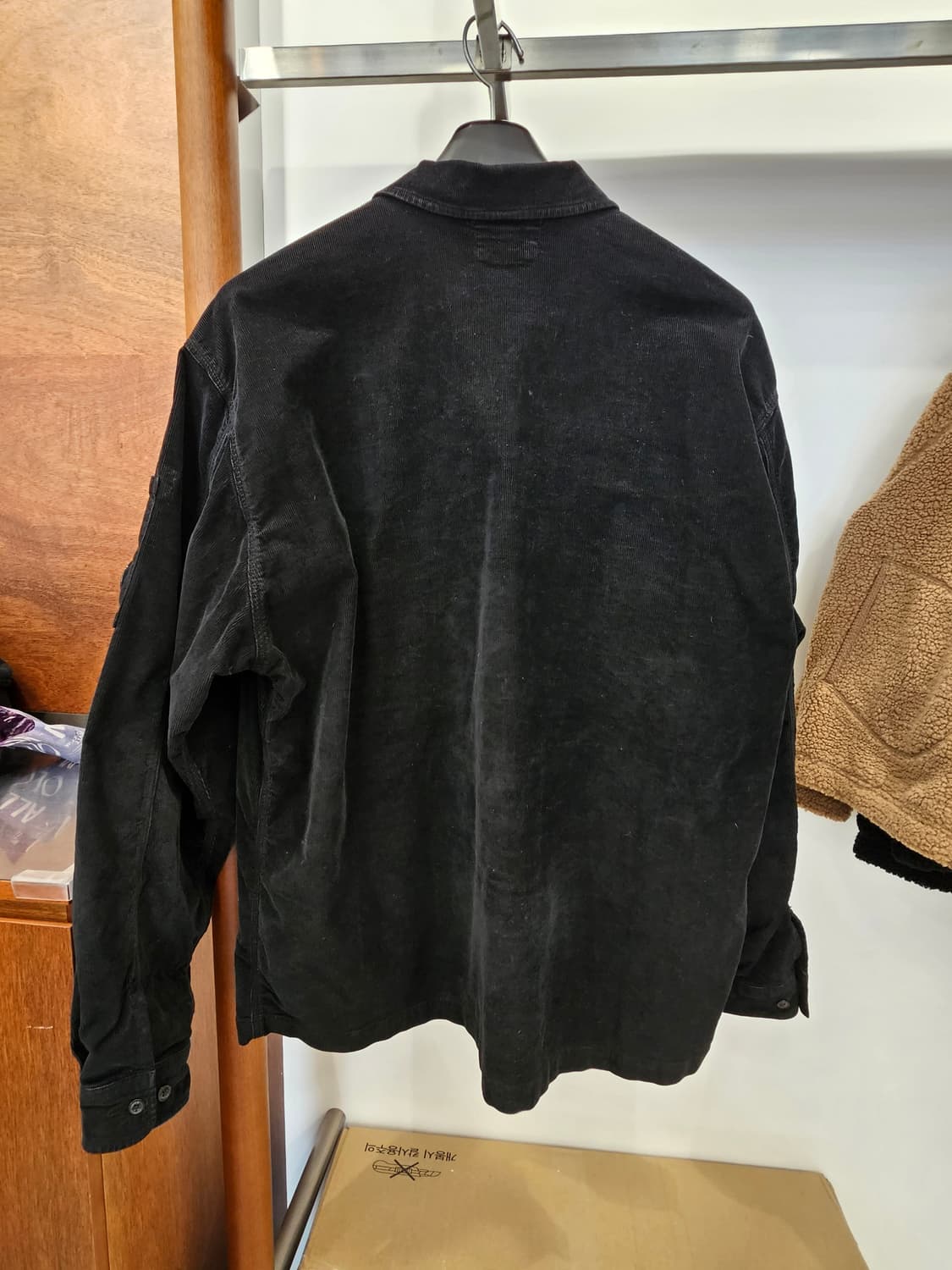 CP컴퍼니 코듀로이 오버셔츠 블랙XXL 상품이미지3