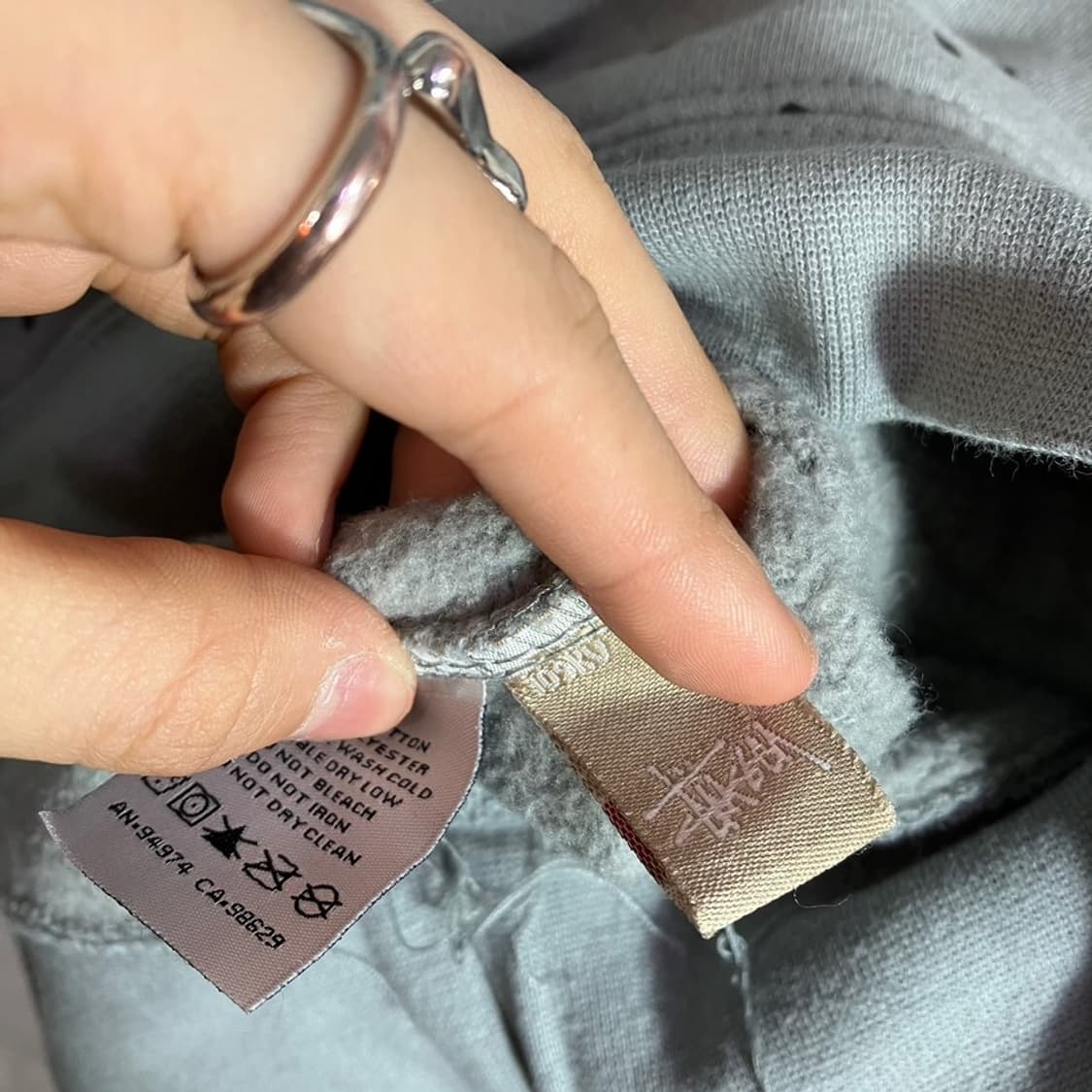 스투시 빅로고 도트 후드티 상품이미지7