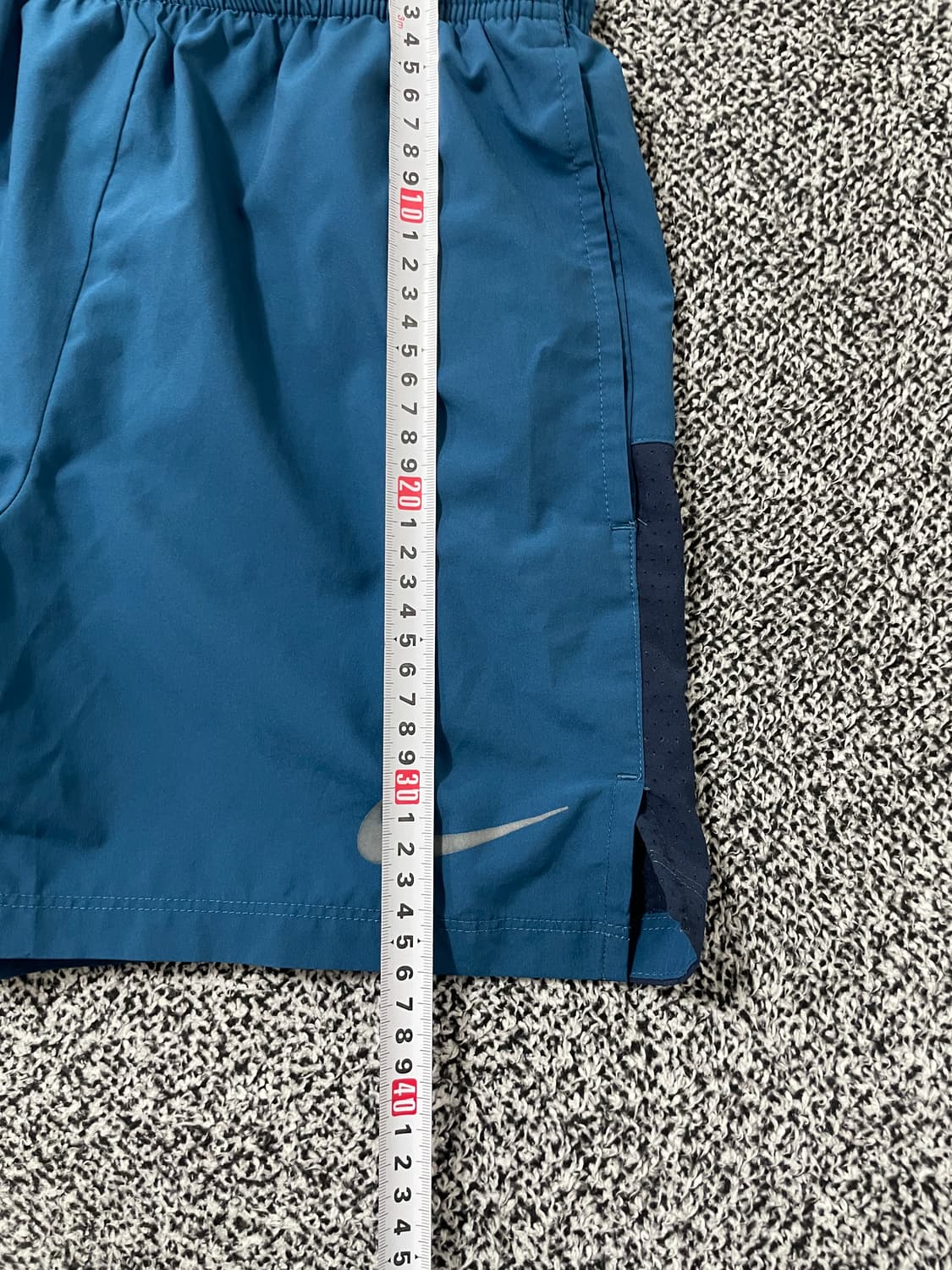 빈티지9. 나이키 챌린저 드라이핏 러닝 숏팬츠 반바지 블루 블랙 배색 상품이미지6