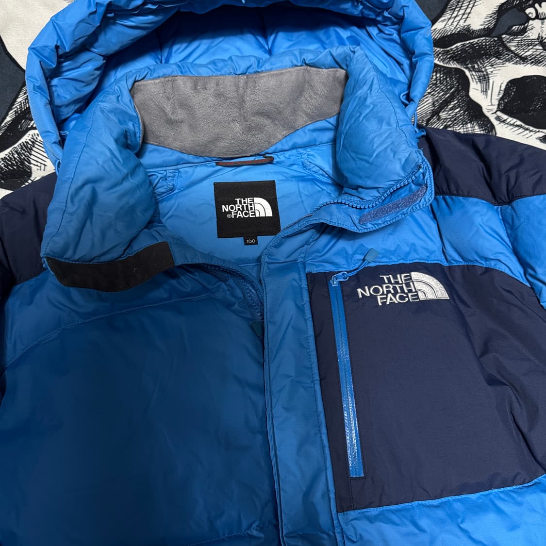 노스페이스 700 하이벤트 구스다운 패딩 L사이즈 상품이미지2