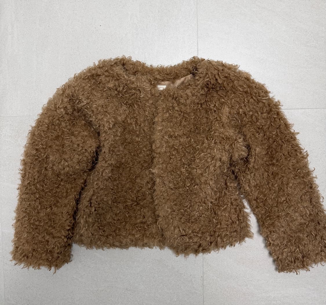 브라운 퍼자켓 상품이미지1