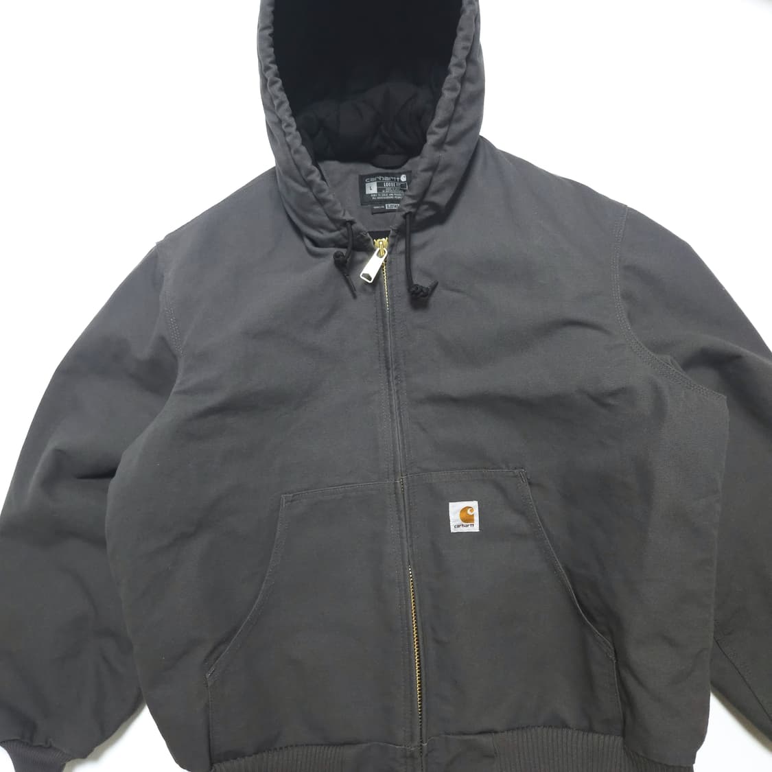 칼하트 OG USA J140 덕액티브 워크 자켓 그래블 상품이미지3