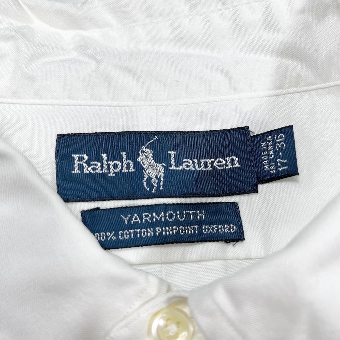 폴로 화이트컬러 네이비포니로고 야머스 시티보이 셔츠 상품이미지3