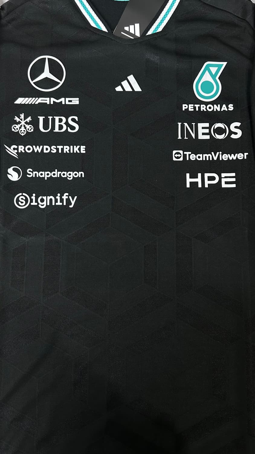2026 F1 메르세데스 벤츠 페트로나스 반팔 유니폼 새상품 상품이미지3