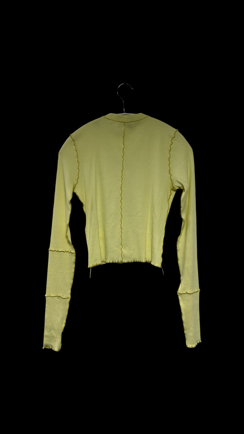 디젤 옐로우 골지 가디건 상품이미지2