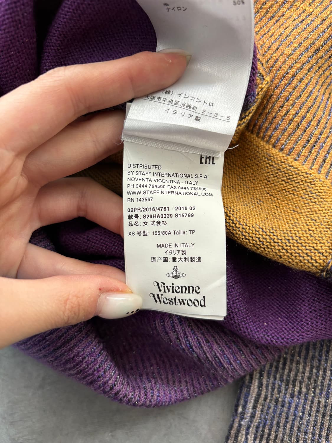 Vivienne Westwood 비비안웨스트우드 레드라벨 오브 로고 니트 상품이미지8