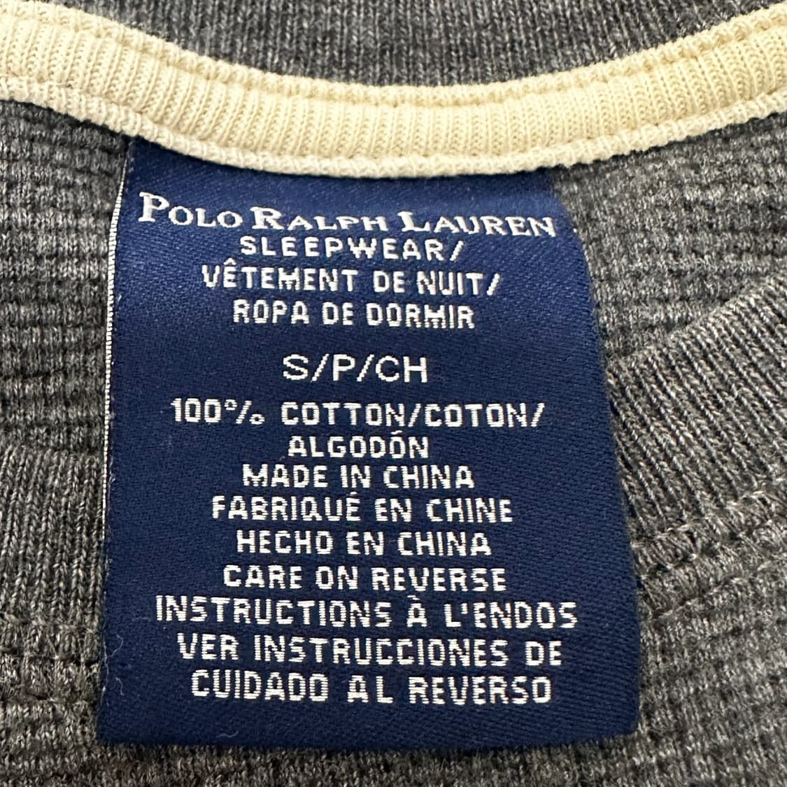 POLO 폴로 랄프로렌 와플 니트 긴팔티셔츠 S 상품이미지3