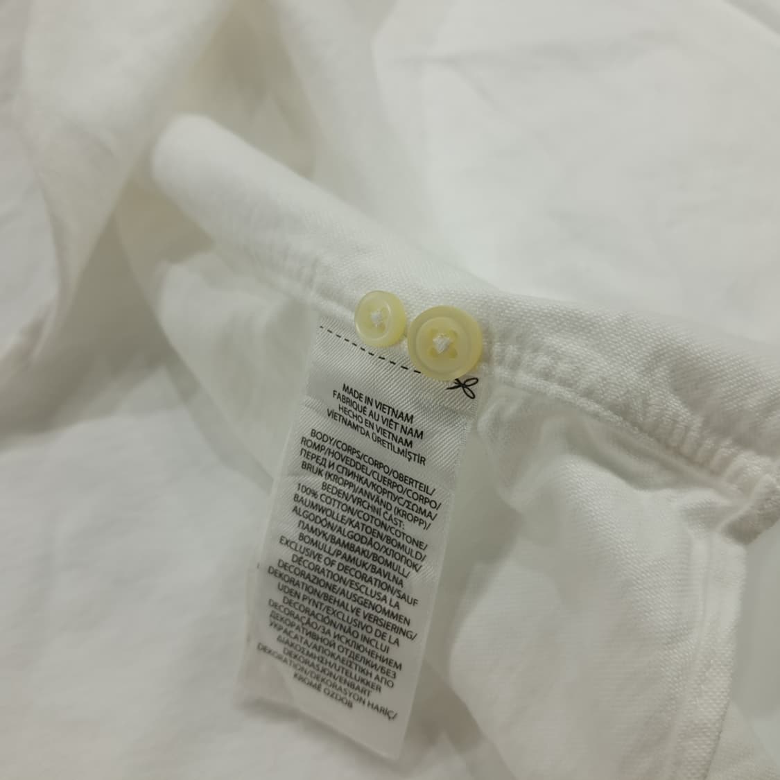 Co586 2XL 폴로 랄프로렌 화이트 반팔 셔츠 남방 상품이미지6