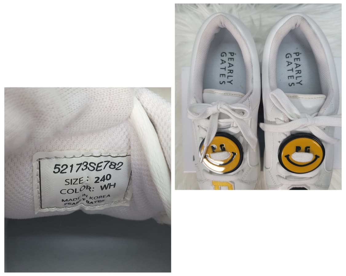 PEARLY GATES 파리게이츠 화이트 골프화 240사이즈 상품이미지8