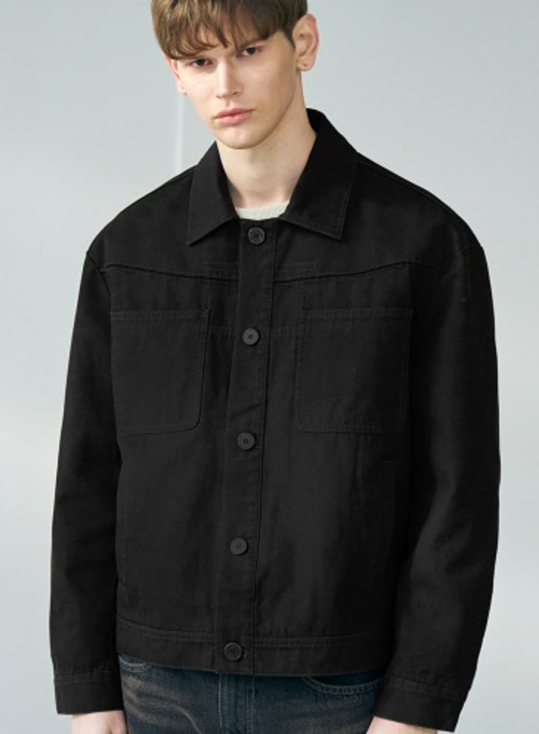 드로우핏 인버티드 워싱 코튼 자켓 M 상품이미지1