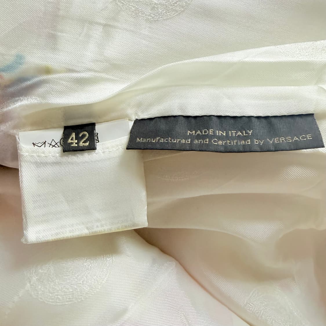 지아니 베르사체 플라워패턴 미디 스커트 42 상품이미지9