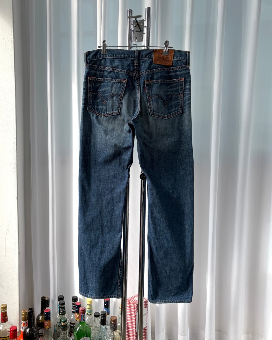 [33인치]리바이스 JPN 00s 703 빈티지워싱 데님 팬츠 상품이미지2