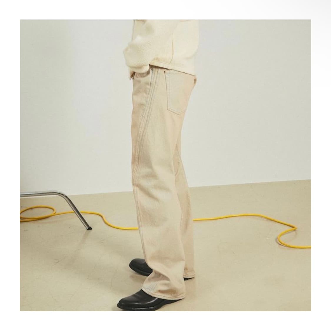 [3, 새상품]NVRFRGT 네버포겟 3D 라이트 페이디드 트위스트 진 상품이미지2