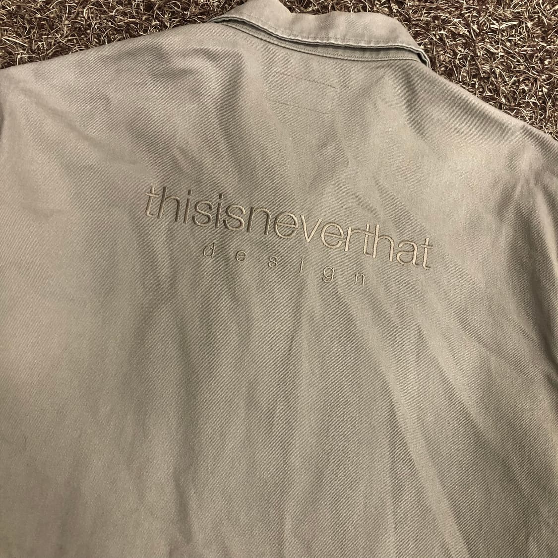 디스이즈네버댓 백로고 집업 자켓 상품이미지6