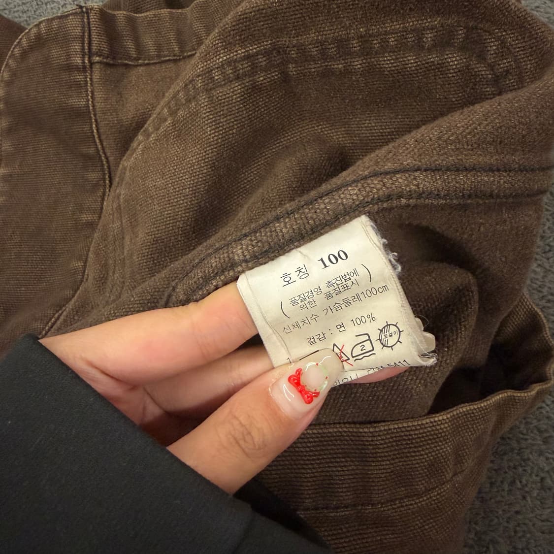 [ 정품/100 ] 마리떼 프랑소와 저버 브라운 워크 셔츠 자켓 상품이미지6