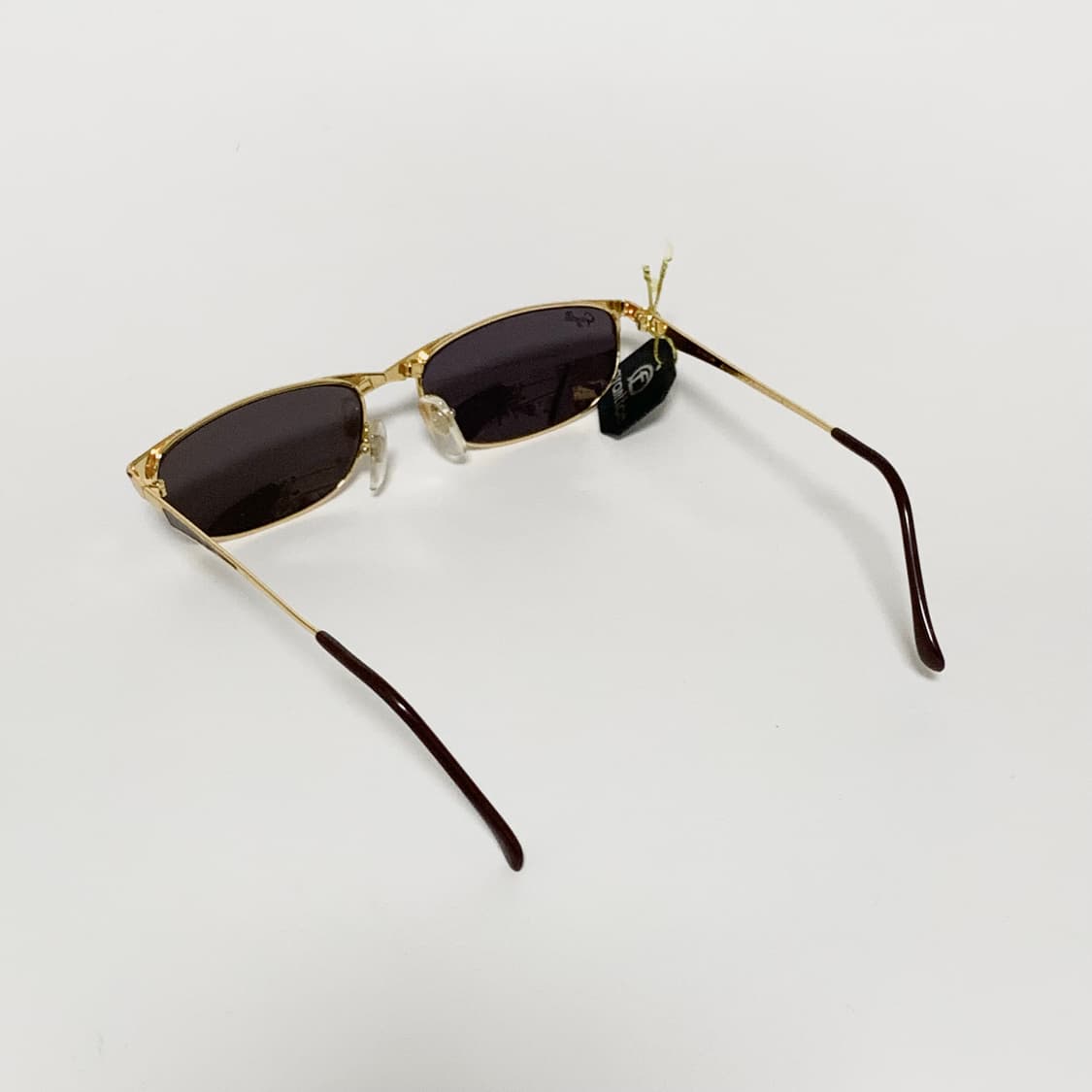 837 데드스탁 픽키 빈티지 남녀공용 민트브라운 메탈 선글라스 골드 상품이미지4