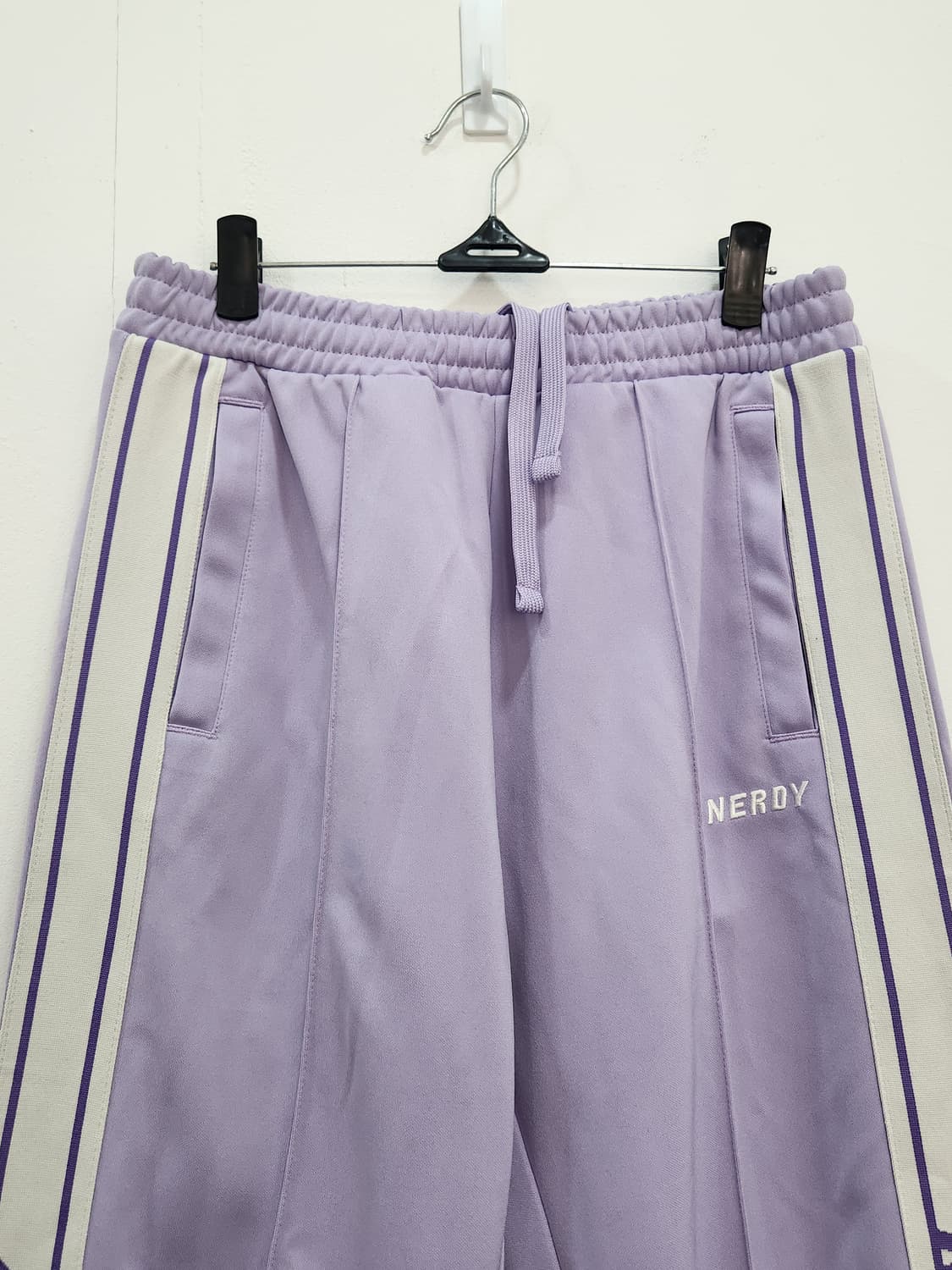 [M] 널디 NERDY 라일락 트랙 트레이닝 팬츠 M 상품이미지3