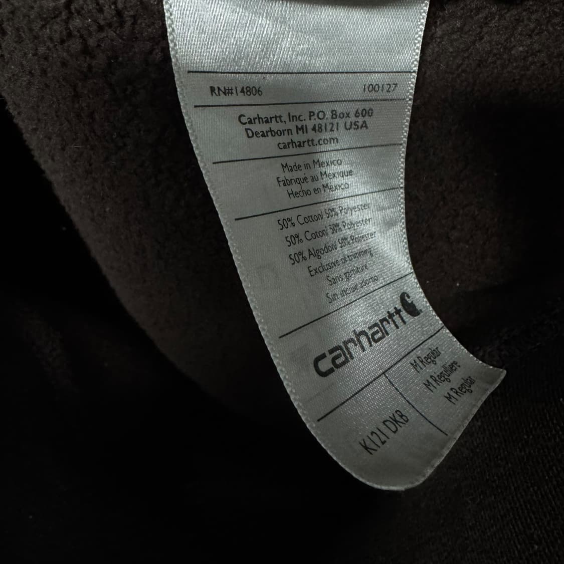 칼하트 로고 후드티 상품이미지4