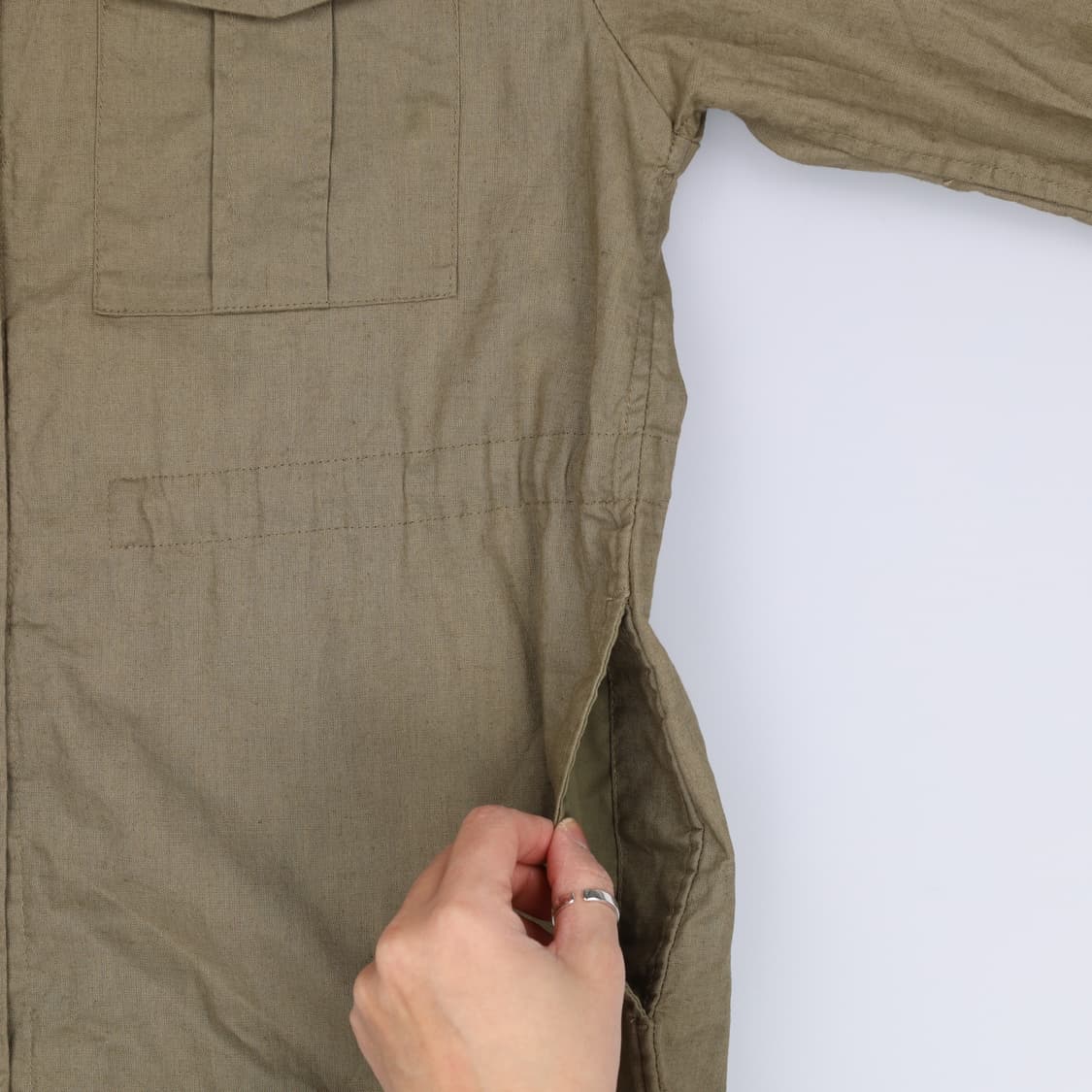 S 유니클로 스트링 자켓 0219H1 상품이미지4