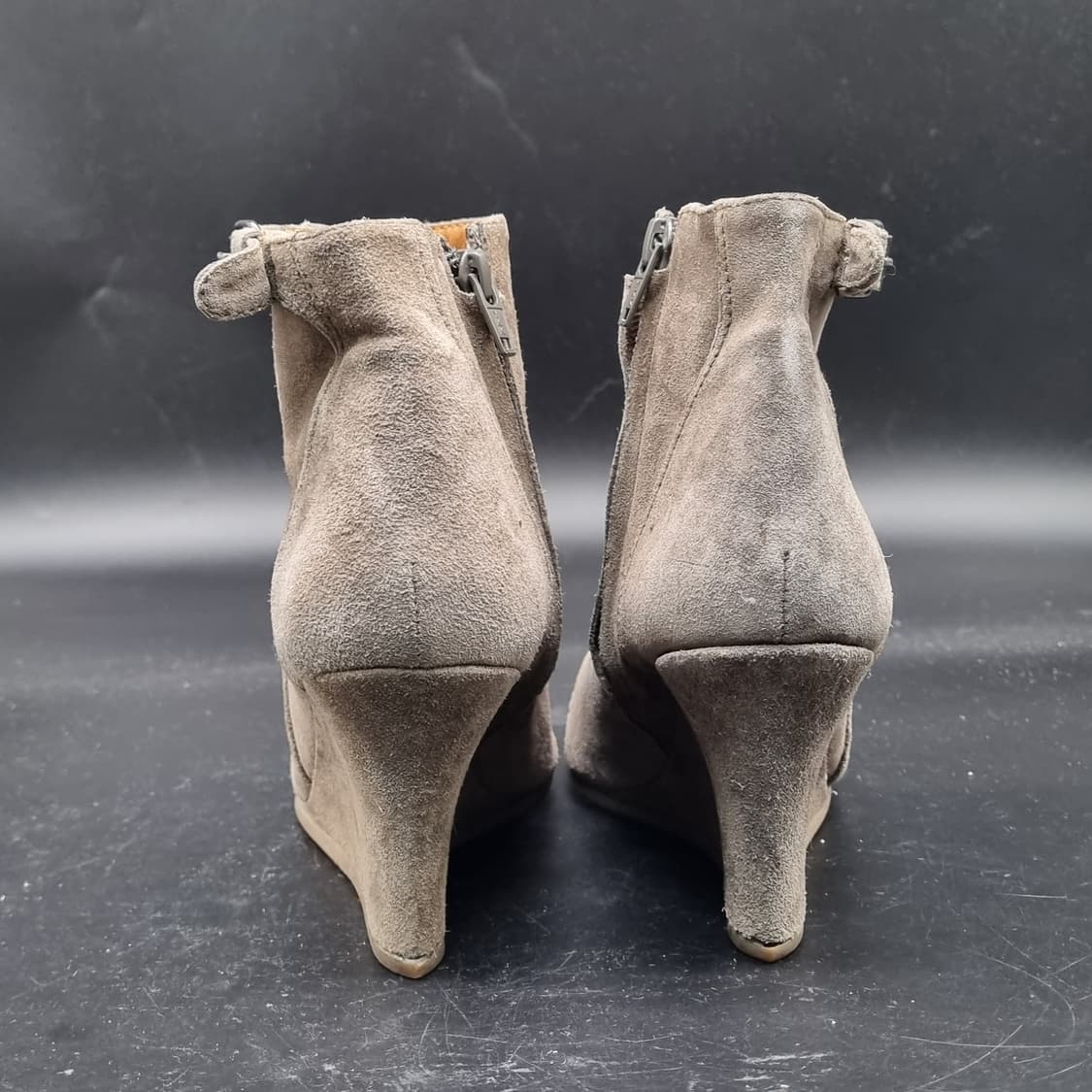 랑방스웨이드 여성부츠220 굽8 상품이미지4