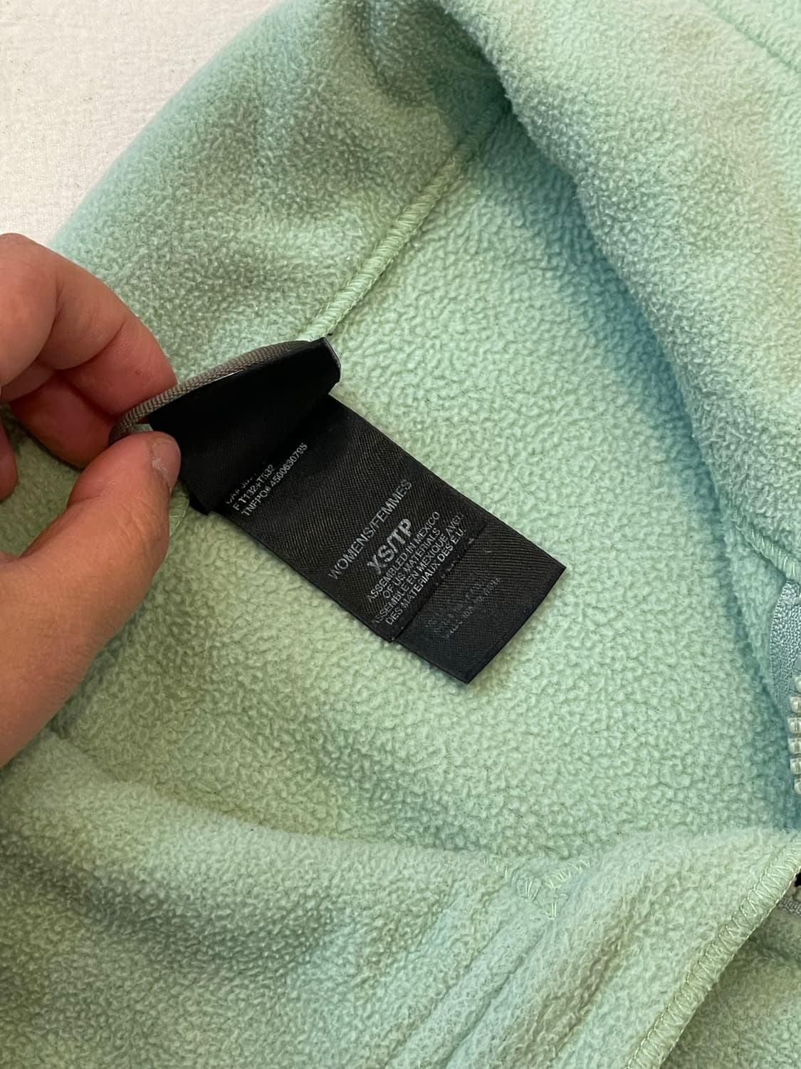 노스페이스 후리스집업 피스타치오 상품이미지6