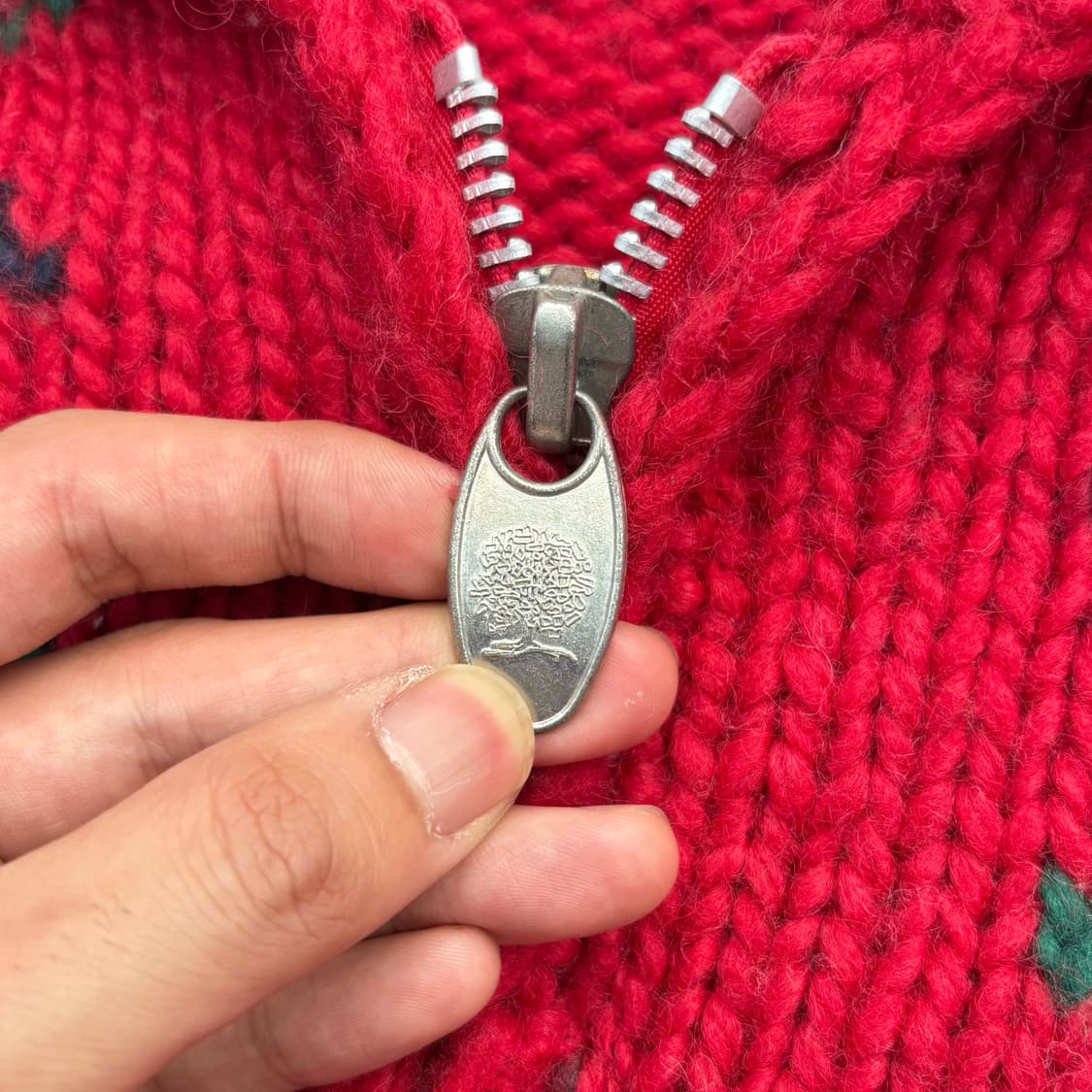 Canadian Sweater 아가일 패턴 헤비울 스웨터 상품이미지4