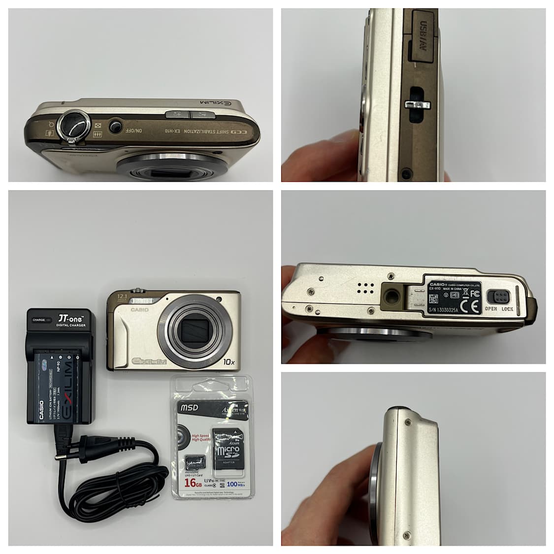 Casio 카시오 엑슬림 ex-h10 빈티지 디지털 카메라 상품이미지2