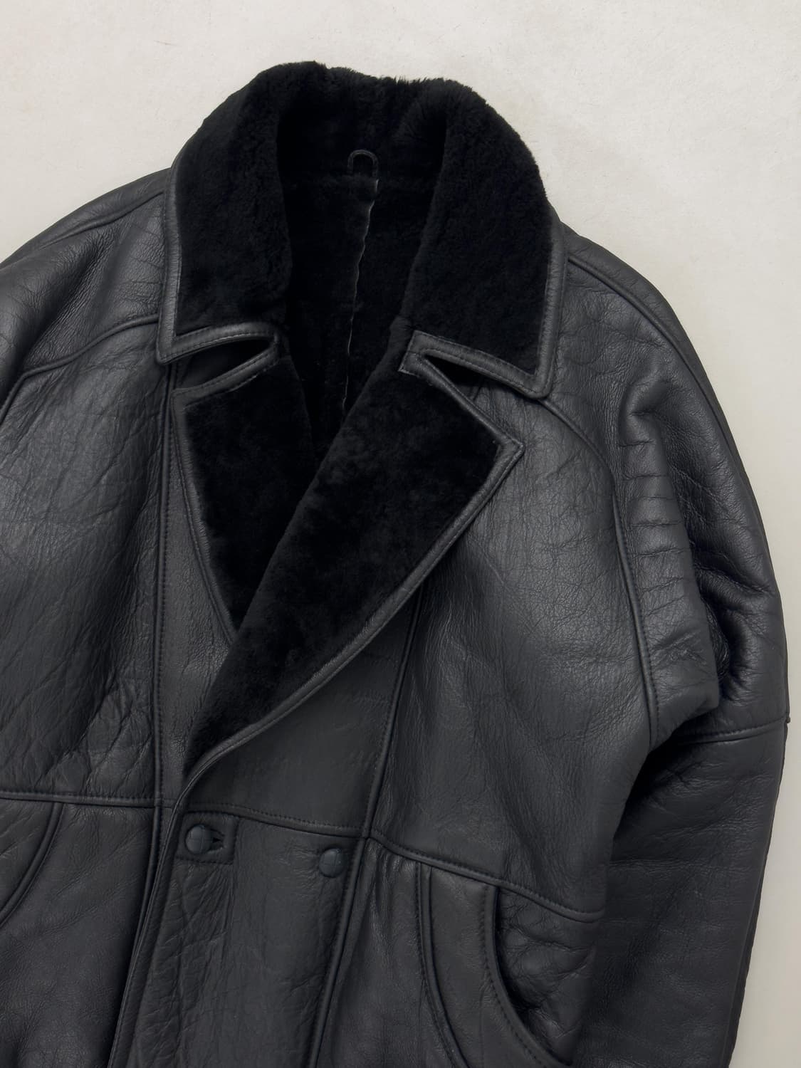 블랙 시어링 무통 자켓 상품이미지2