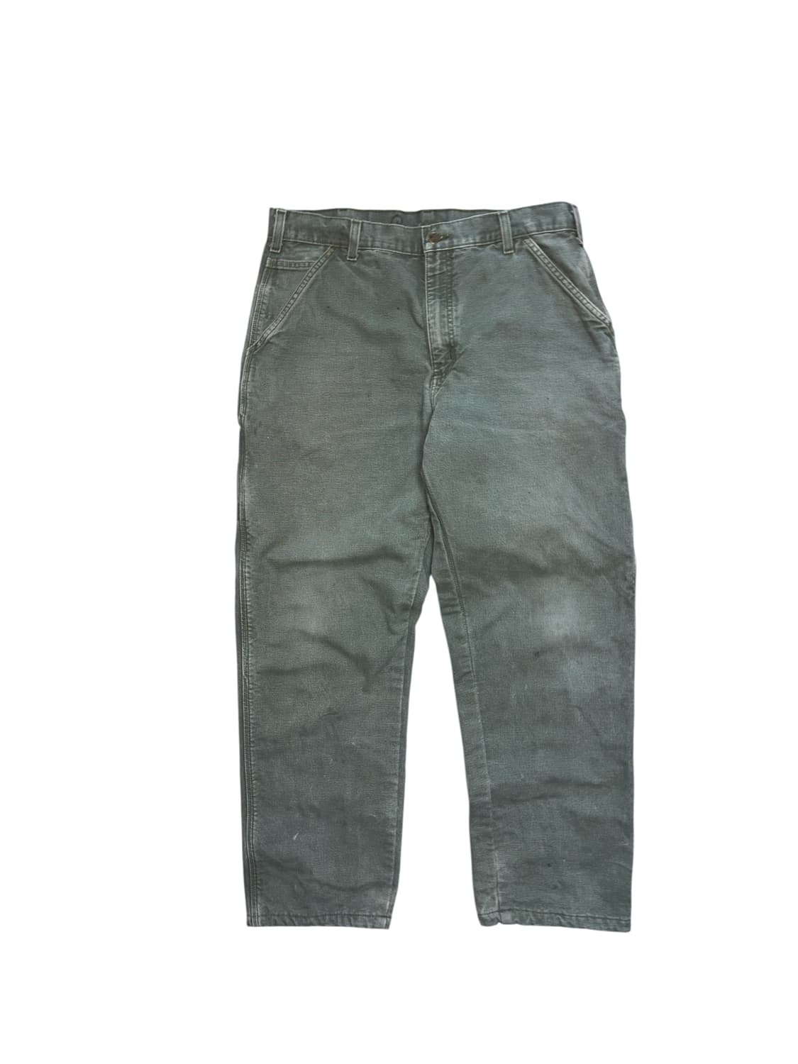 칼하트 b111 모스그린 싱글니 카펜터 워크팬츠 상품이미지3