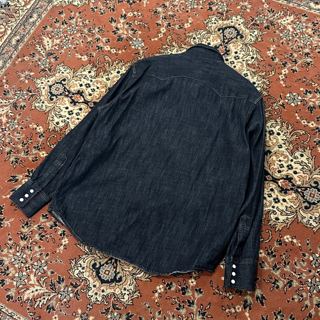 부기 홀리데이 데님 웨스턴 셔츠 (XL) 상품이미지6