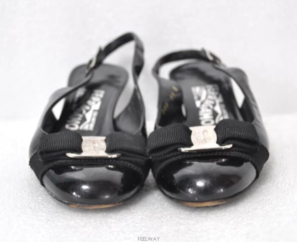 페레가모/여성페이던트에날멜스트랩샌들(사이즈225)정품 상품이미지1