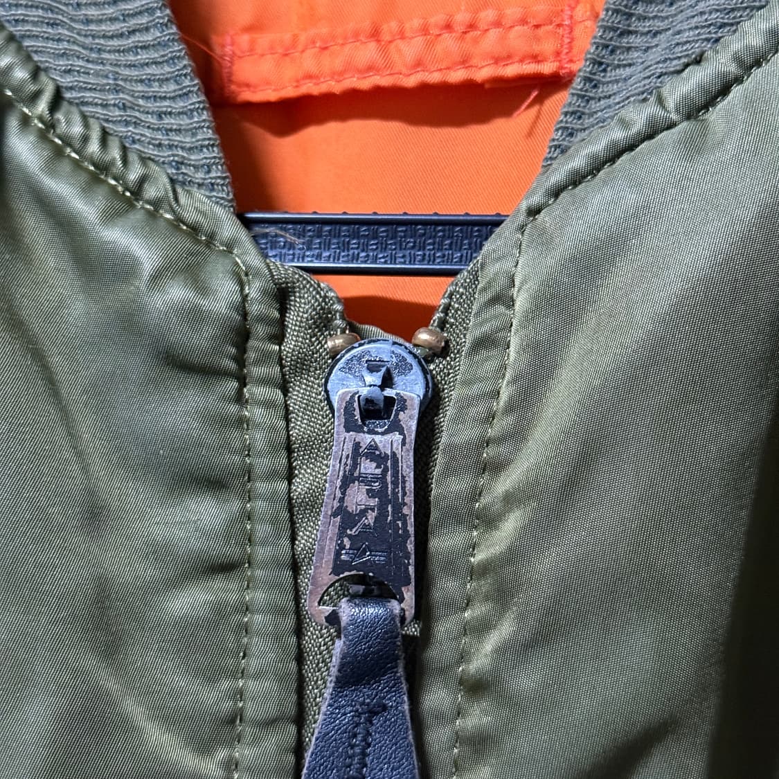 60-70s USA 알파인더스트리 베트남전 ma-1 플라이트 봄버 자켓 상품이미지4